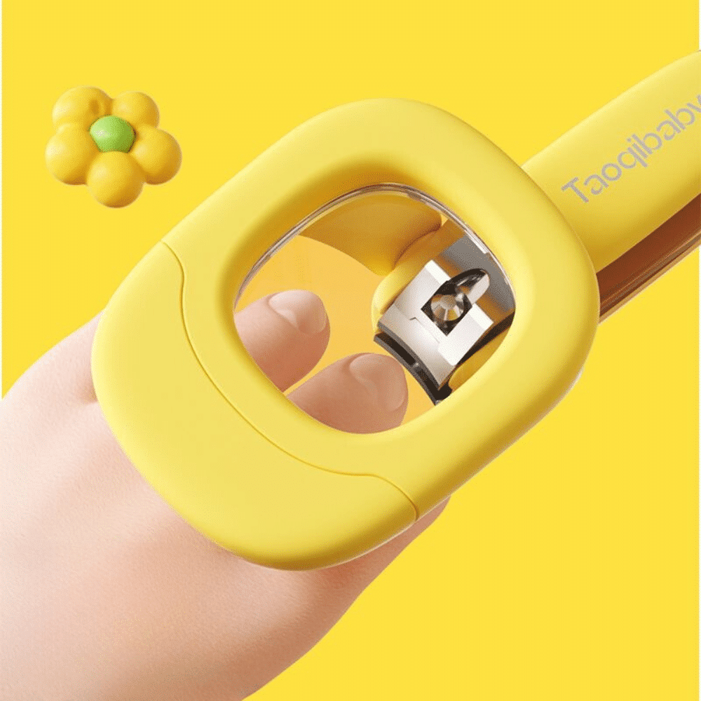 Luminous Baby Nail Clipper with Anti-Pinch Design - Safe and Easy-to-Use Nail Trimming Tool for Newborns and Infants