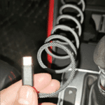 Magnetic Type C Cable, 3.3ft Magnetic Coiled USB C to Lightning Charger Cord for iPhone, 66W Fast Charging, iPad Compatible