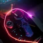 RGB colors type c cable usb 3.3ft, rgb led Charger usb c cable – type c cable to usb iPhone Charging Cable, 100W – Charger Cable for iPad
